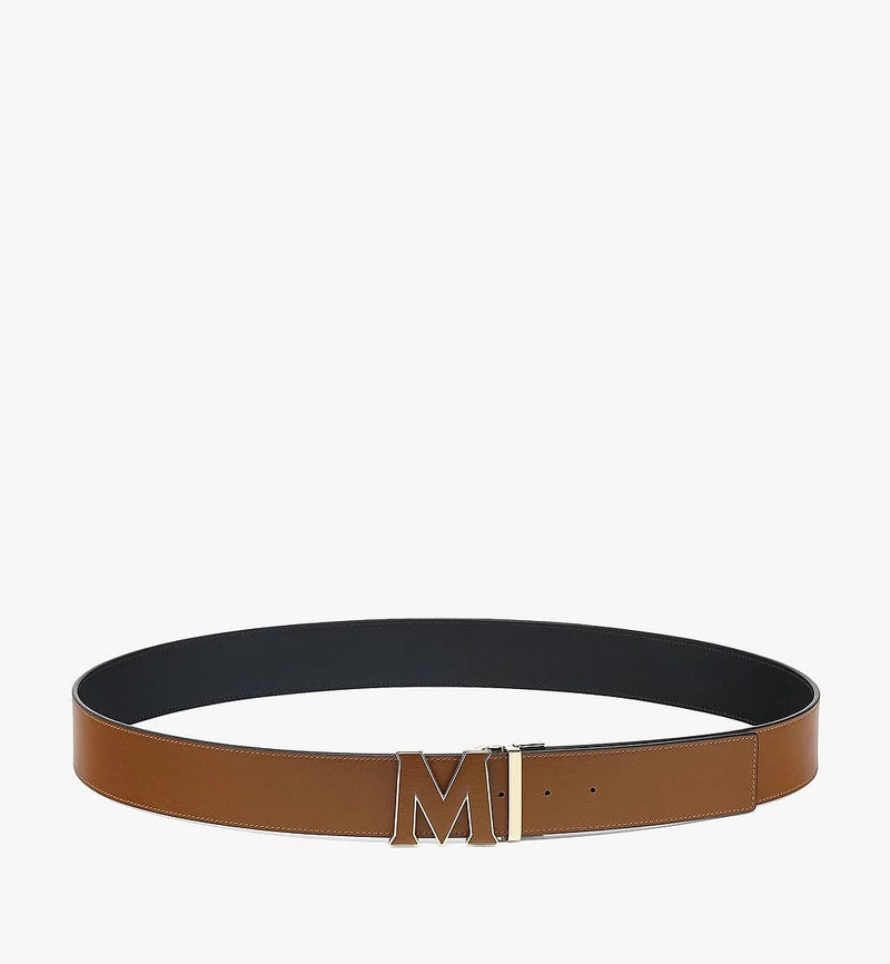 Mcm (Claus Leather Inlay M Reversible Belt 1.75” in Embossed Leather)