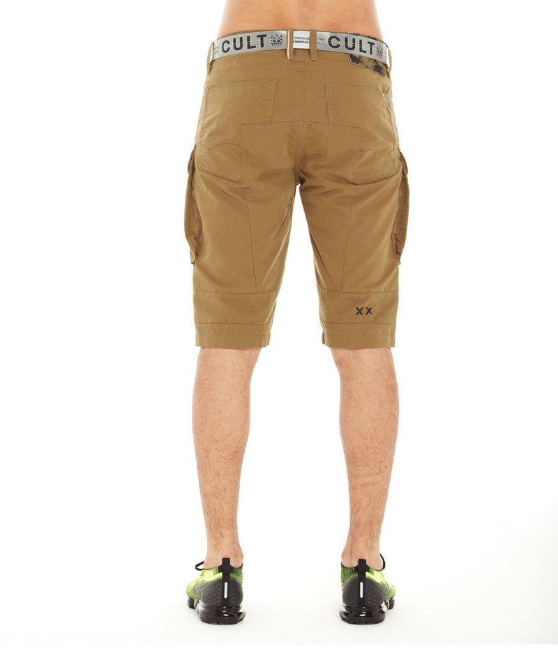 Cult of individuality  (Taupe cargo short)
