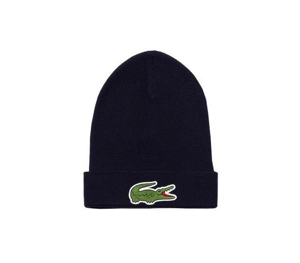 Lacoste (Mens navy  beanie blend knit)