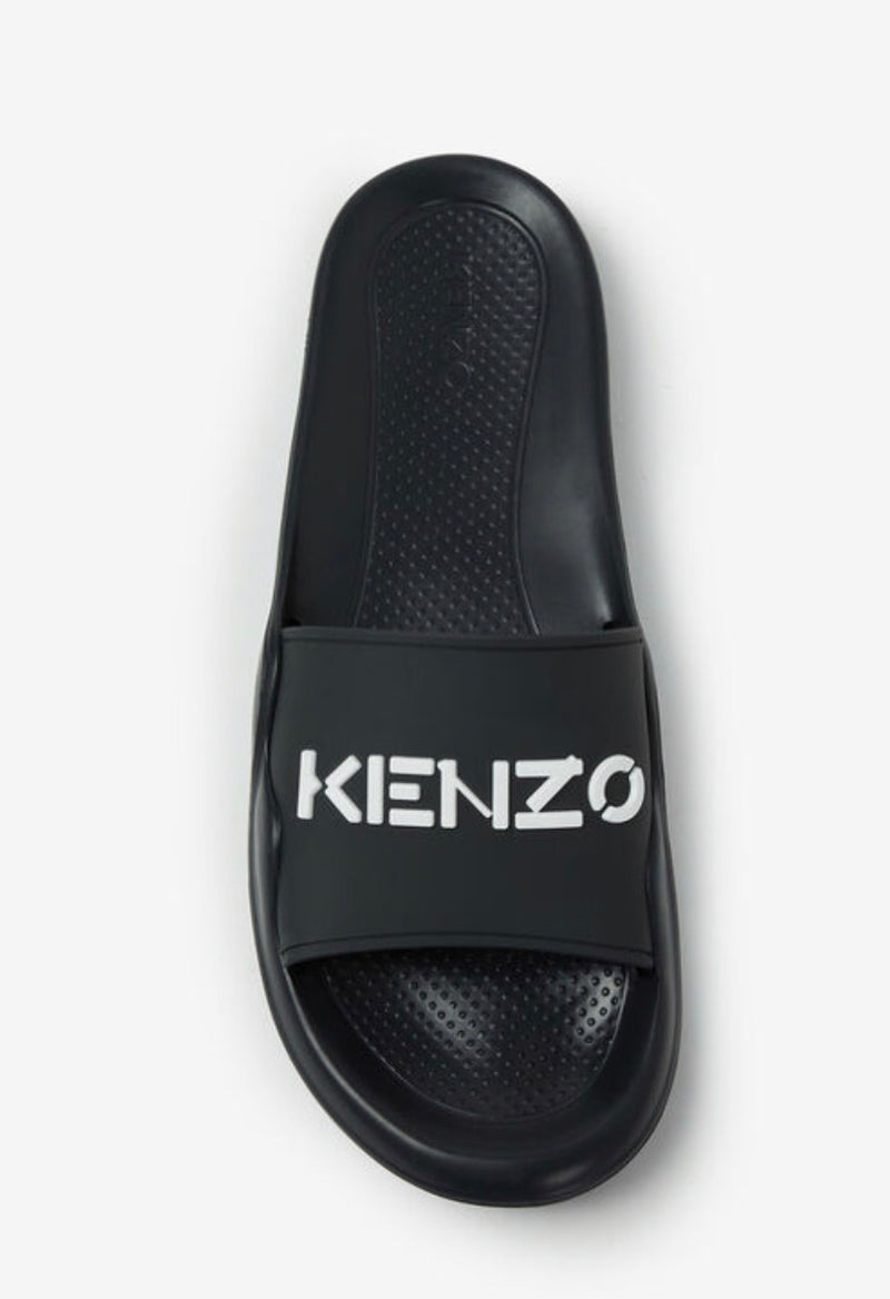 Kenzo (black ”kenzo logo print slide)