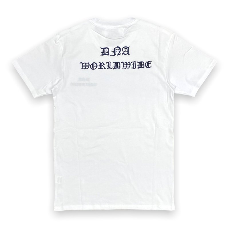 Dna premium (white/navy “worldwide t-shirt)