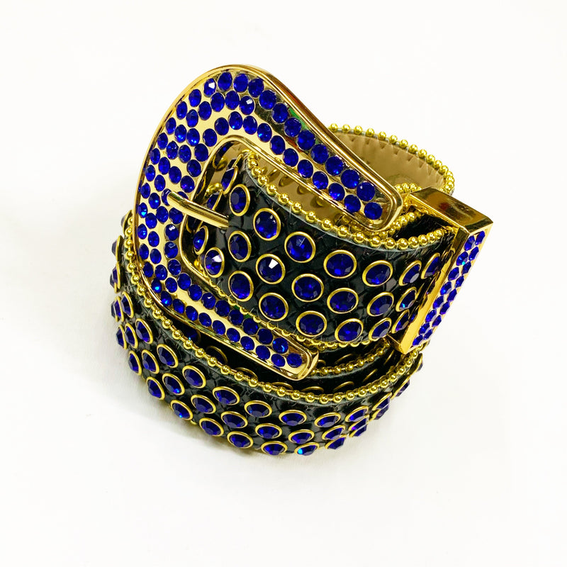 Dna premium belts (royal blue/gold)