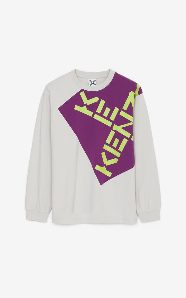 Kenzo (purple “kenzo sport big x long sleeve t-shirt)