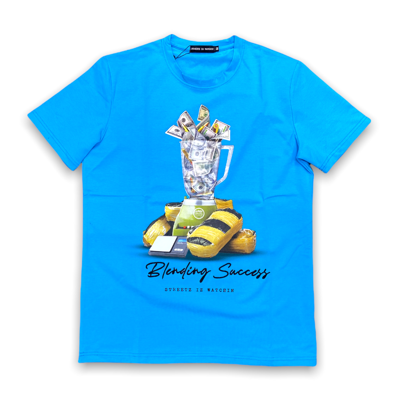 Streetz iz watchin (blue  “blending success t-shirt)