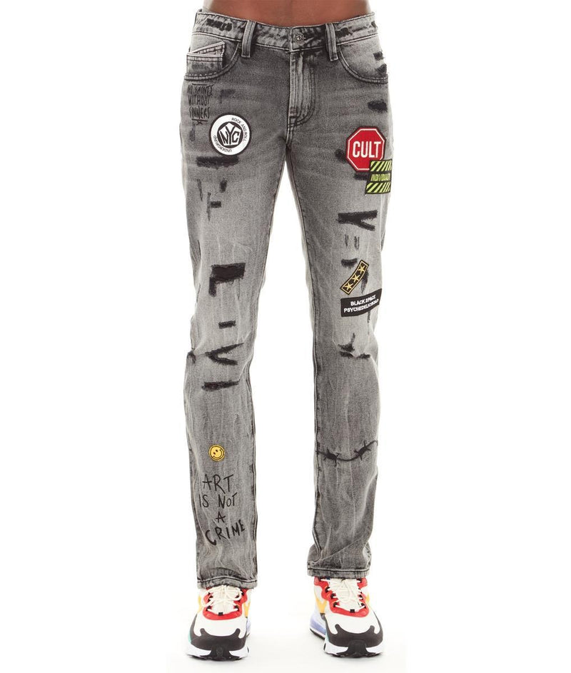 Cult of individuality (grey/black wash jeans)