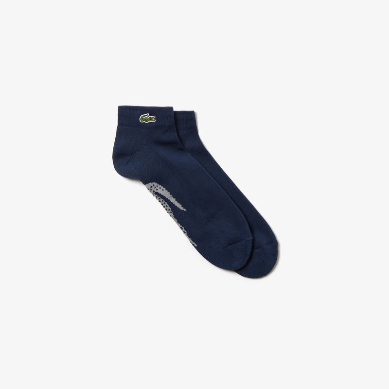 LACOSTE (Men's Navy/gray SPORT Low Cut Socks)