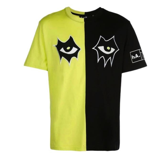 Haculla (Lime/black crewneck t-shirts)