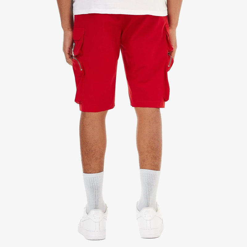 Life code (red nylon shorts cargo pocket)