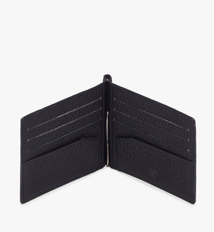 MCM (black Money Clip Wallet in Tivitat Leather)
