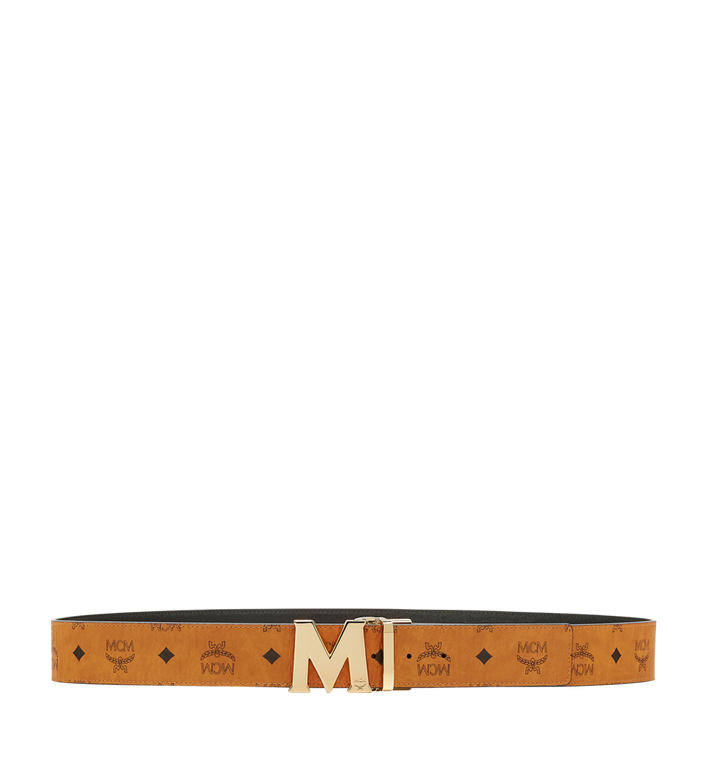 MCM (cognac Claus M Reversible Belt 1.75" in Visetos)