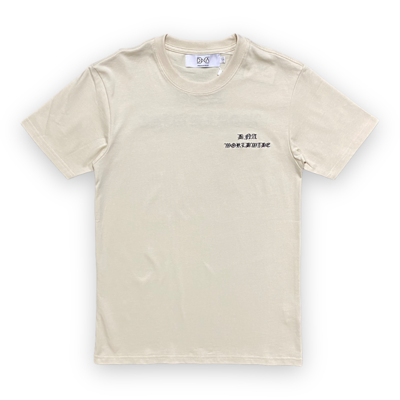 Dna premium (men’s tan “worldwide t-shirt)