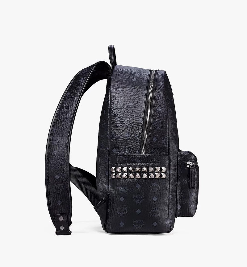 SMALL Stark Side Studs Backpack in Visetos Black