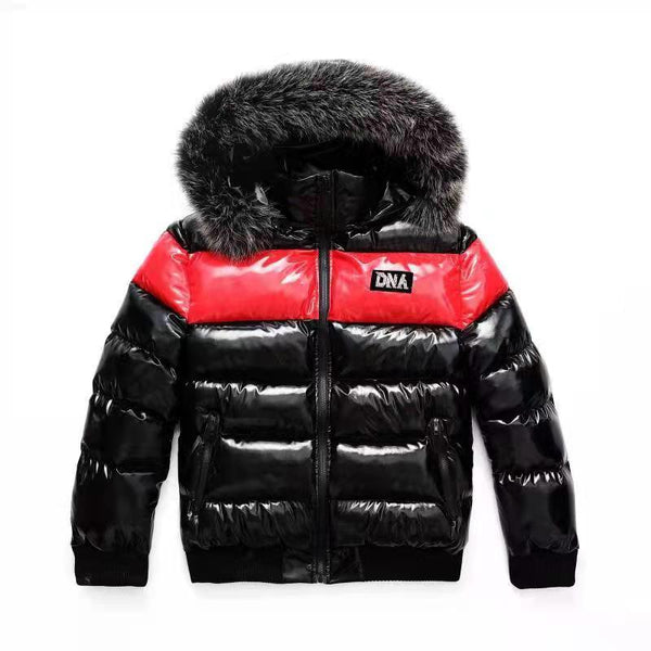 Dna premium (men’s black/red furry jacket)