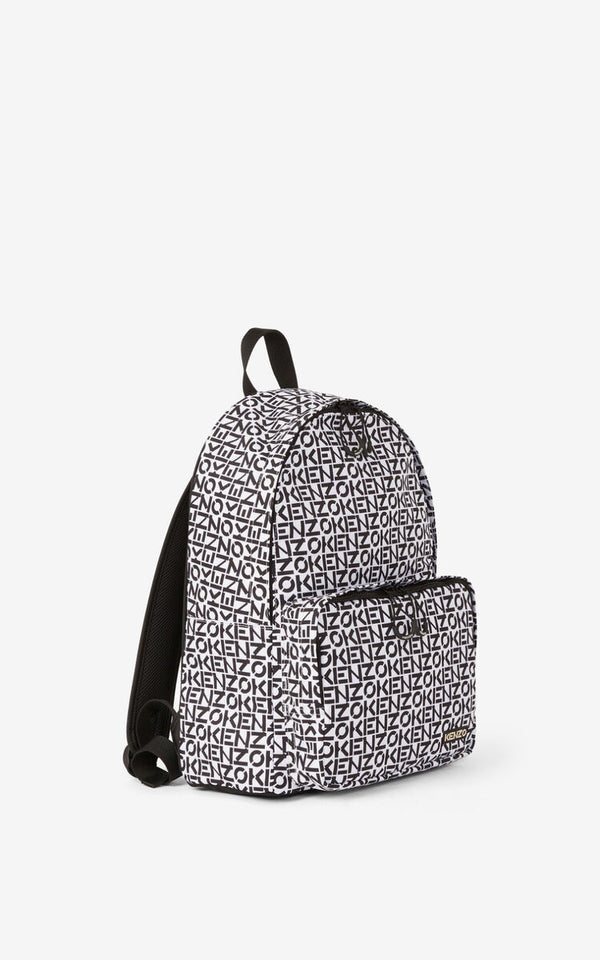 Kenzo (white/black “kenzo repeat backpack)