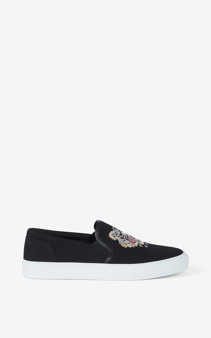 Kenzo (black/pink slip on sneaker)