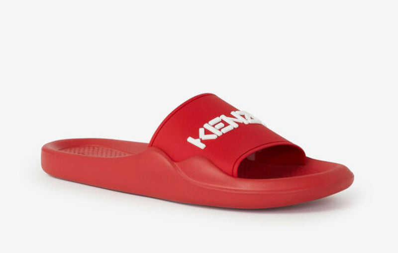 Kenzo (red ”kenzo logo print slide)