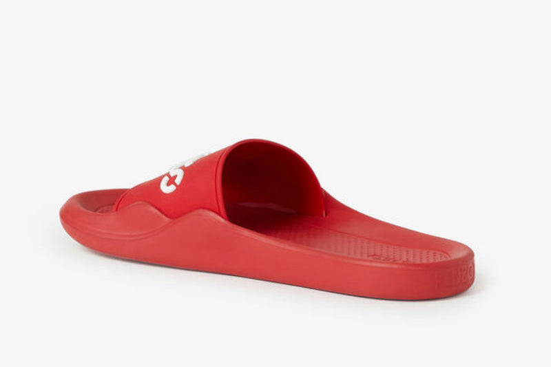 Kenzo (red ”kenzo logo print slide)