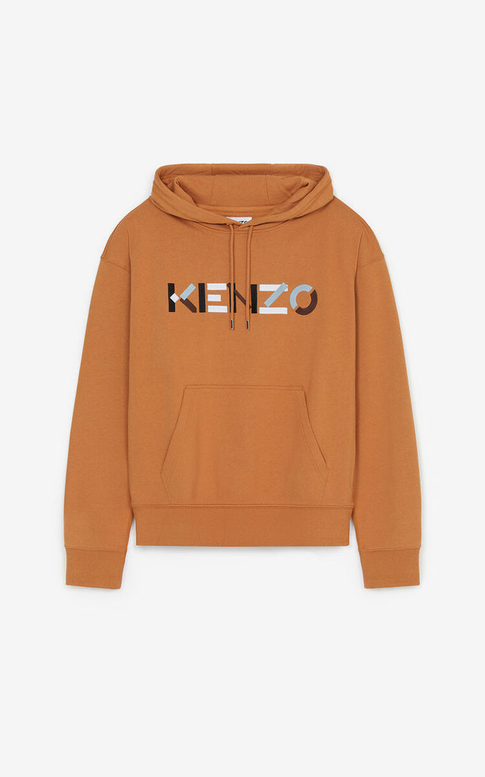 Kenzo hoodie orange best sale