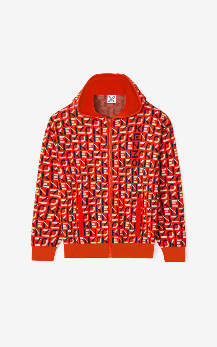 Kenzo (orange Sport monogram jacquard jacket)