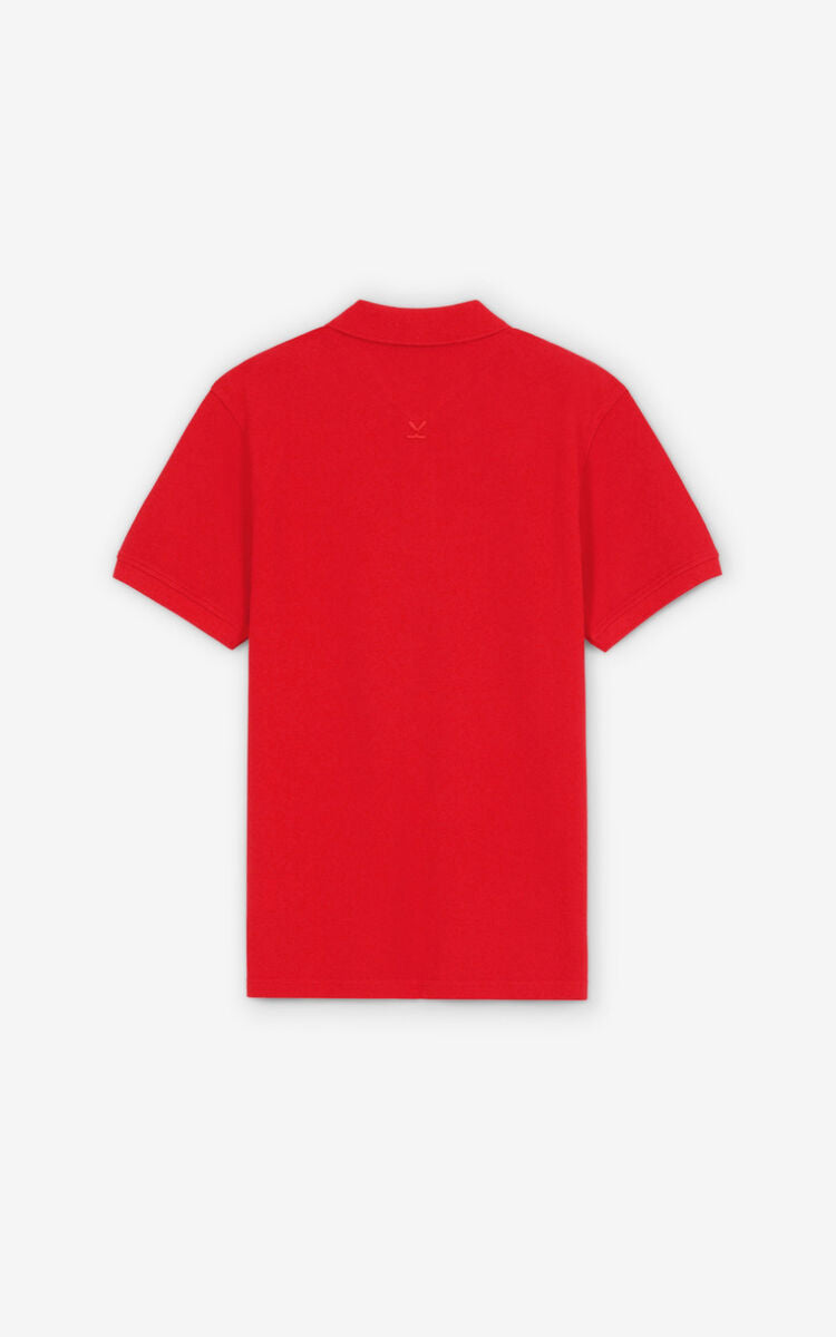 Kenzo Tiger Capsule Polo Shirt Red