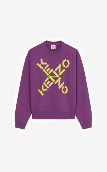 Kenzo (bright purple big x' kenzo sweater) – VIP Clothing Stores