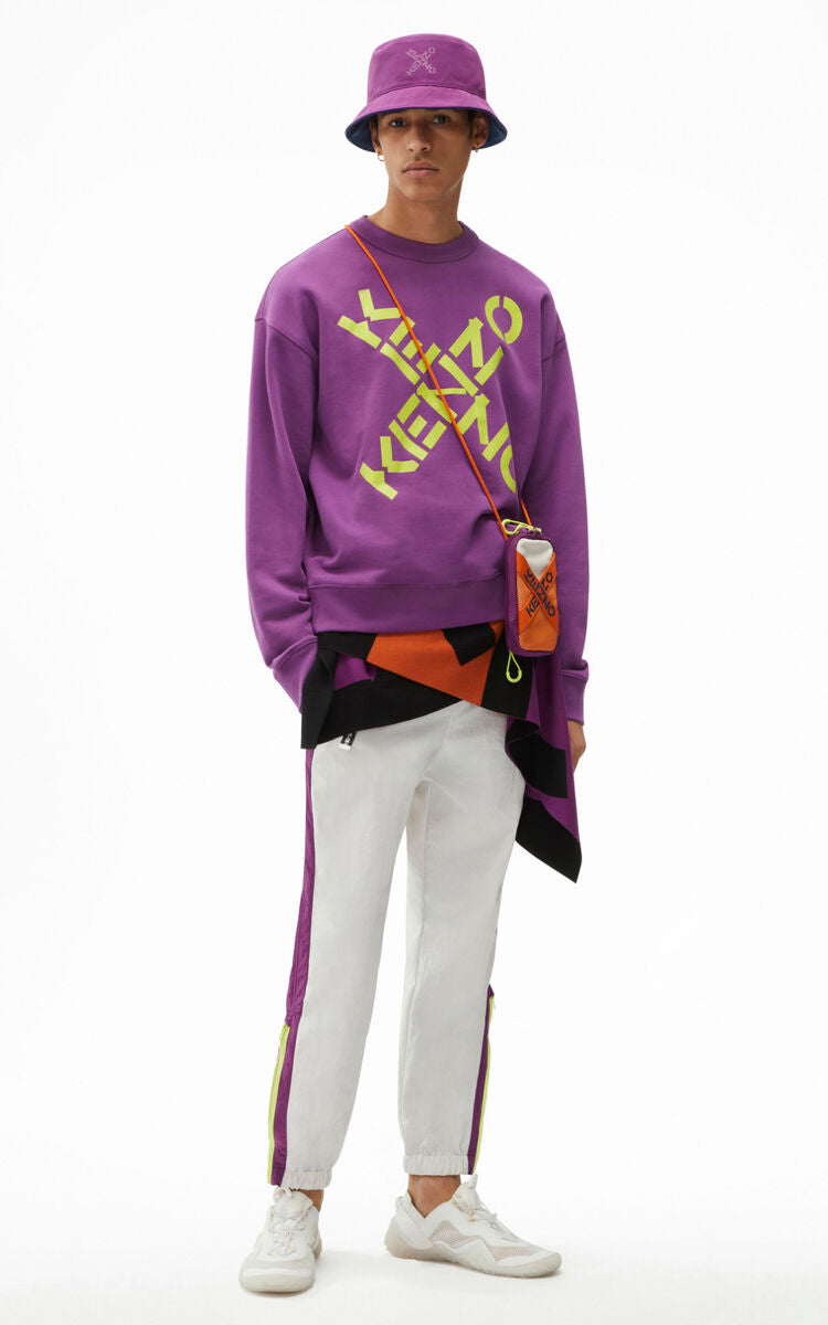 Kenzo (bright purple big x' kenzo sweater) – VIP Clothing Stores