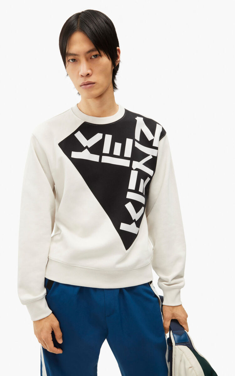 Kenzo (pearl grey “kenzo sport sweater)