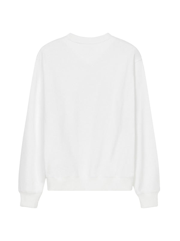 Kenzo (white k-tiger oversized sweatshirt)