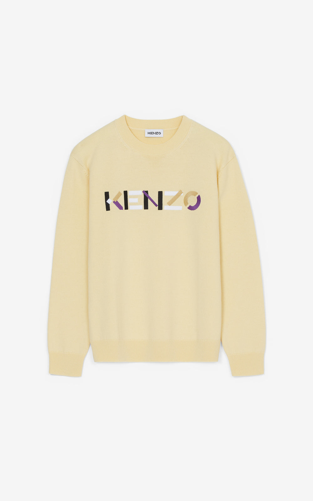 Kenzo cream logo multicolored sweatshirt Vip Clothing Stores
