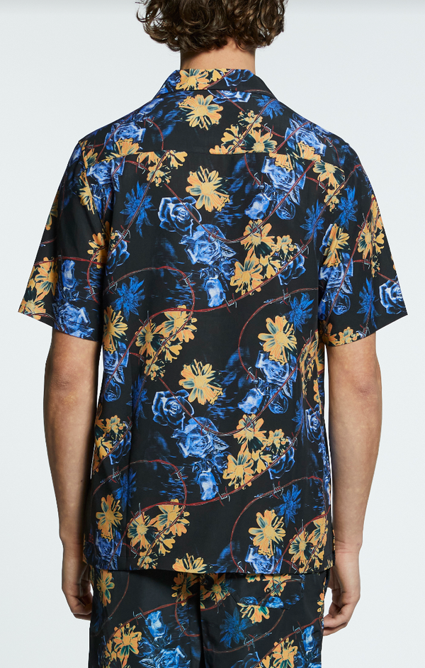 ksubi (black hyperflower resort ss shirt)