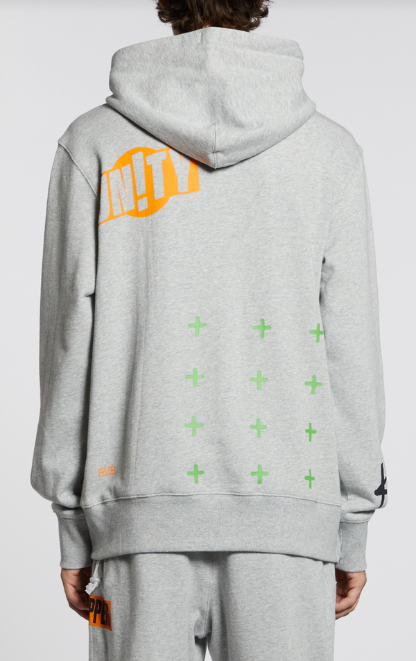 Ksubi (grey collective kash marle hoodie )