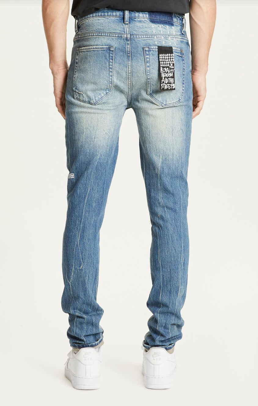 focus STACKED DENIM guapi ksubi purple