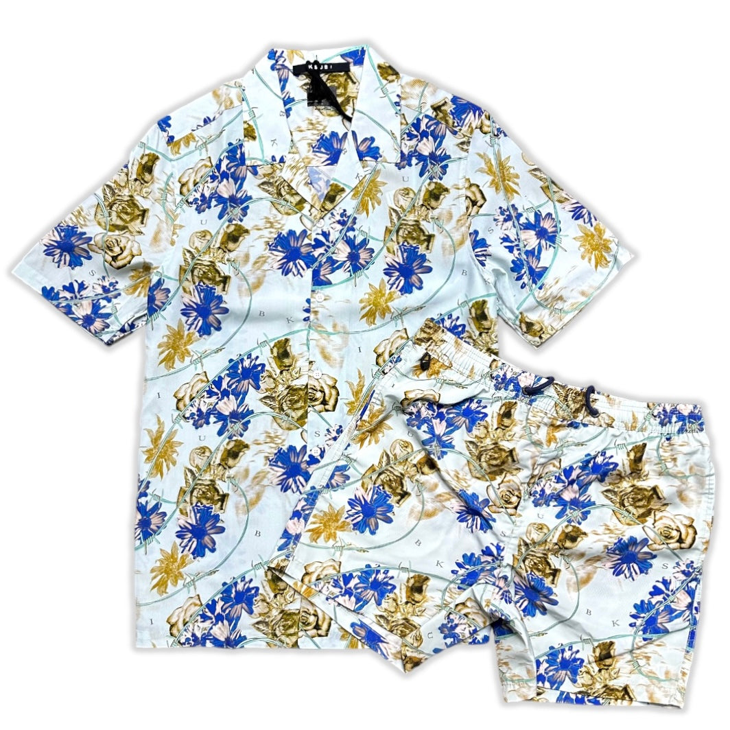 Ksubi (multi floralist resort board short set)