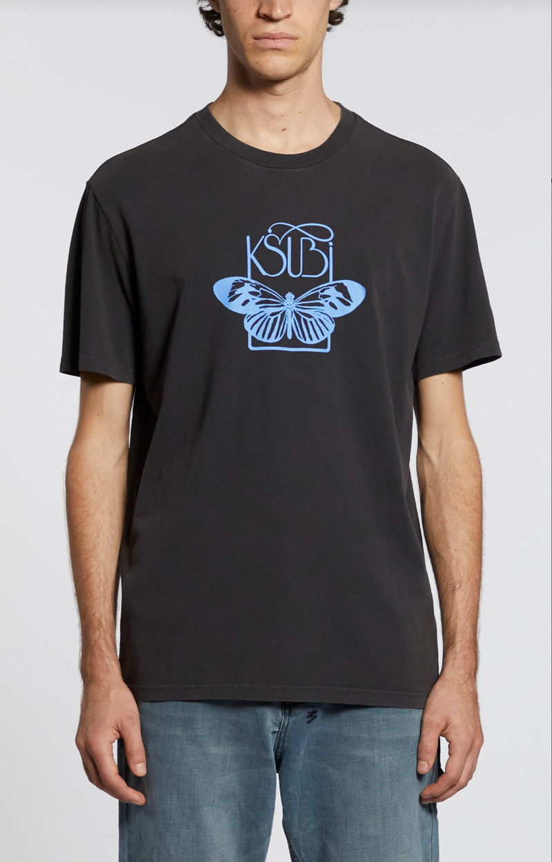 ksubi (black faded butterfly kash t-shirt) – Vip Clothing Stores