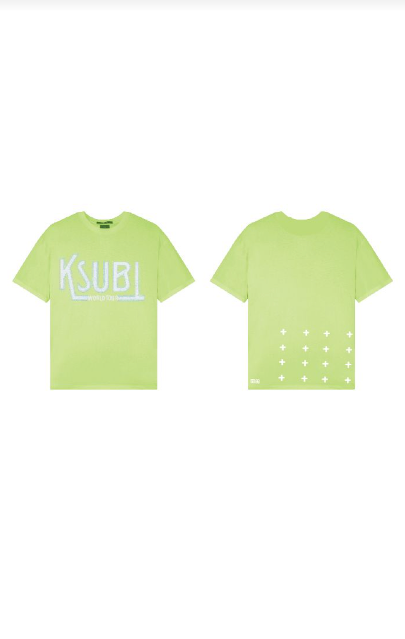 ksubi (green tickets kash ss tee acid t-shirt)