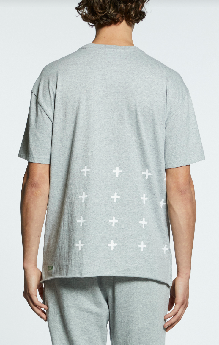 Ksubi (grey scripted biggie ss t-shirt)