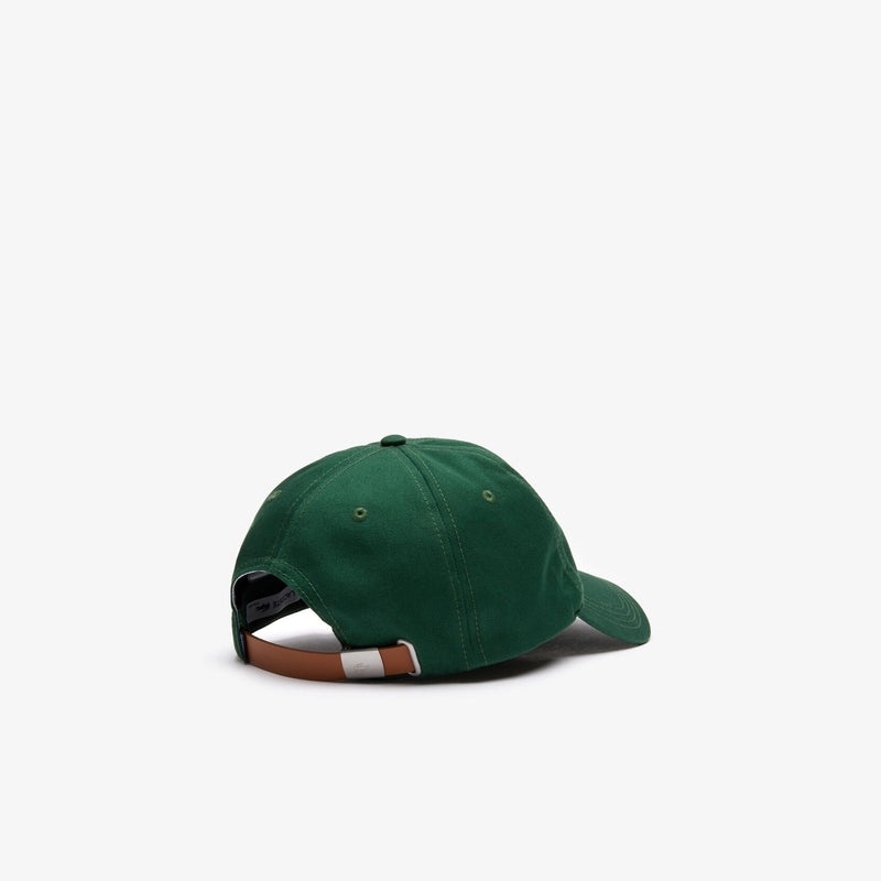 Lacoste mens big croc gabardine cap (green RK4711 51 132)