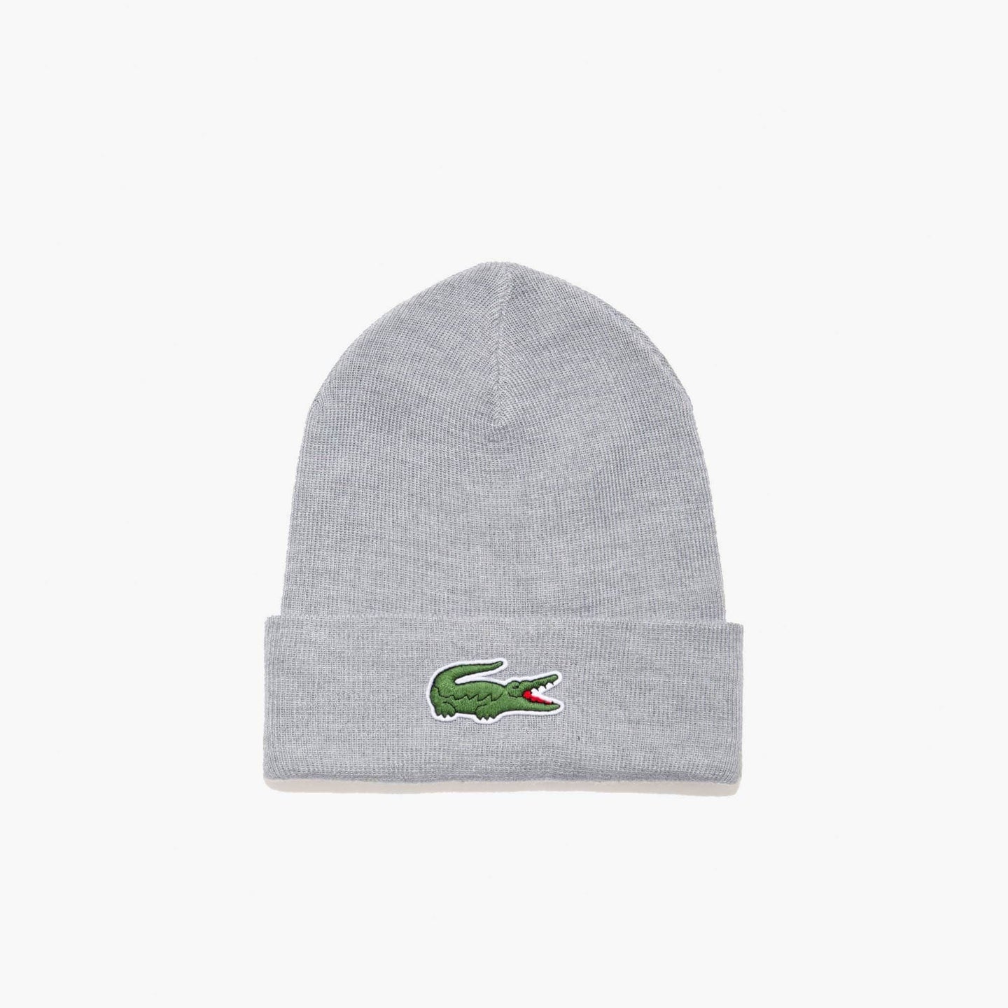 Lacoste (Mens grey beanie blend knit)