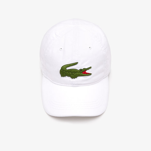 Lacoste (men’s white big croc gabardine cap rk4711 51 001)