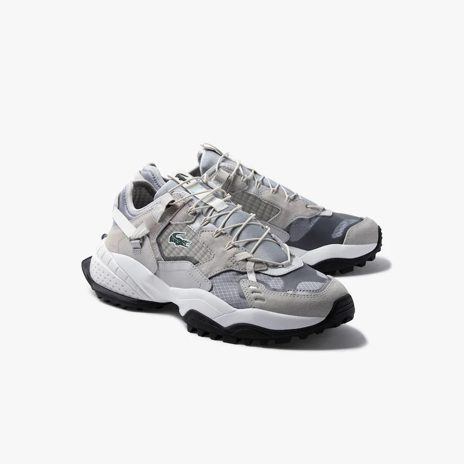 Lacoste Men’s L-Guard Breaker Sneaker – Grey/Black Suede
