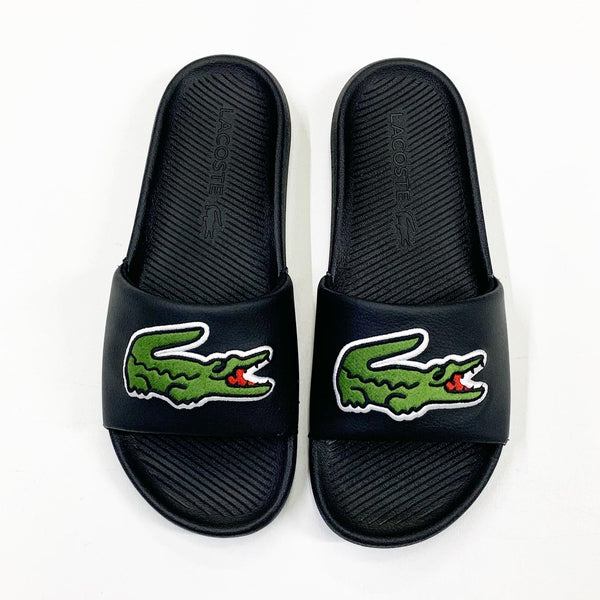 Lacoste (men’s black croc slides)