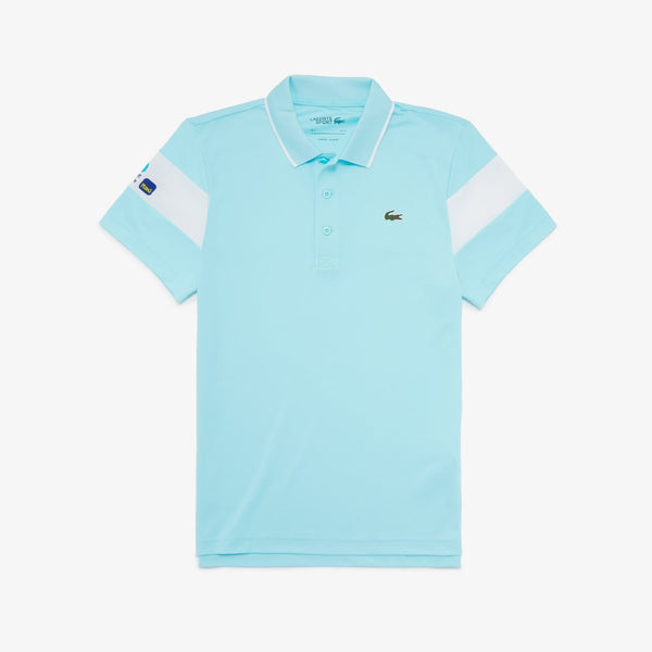 Men's SPORT Lacoste Miami Open Edition Bands Technical Piqué Polo