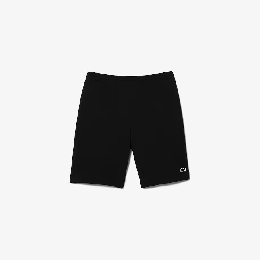 Lacoste Men’s Organic Brushed Cotton Fleece Shorts GH9627-51-031 Black