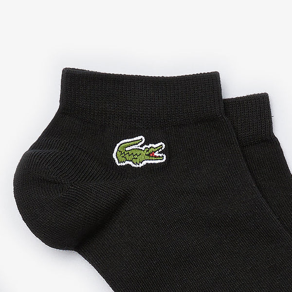 Lacoste (Mens black three-pack of sport low-cut socks)