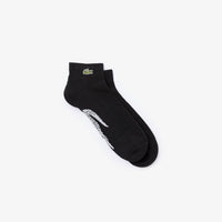 Lacoste Men's Sport Low Cut Socks – Black/Gray
