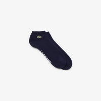 Lacoste Men's Sport Low Cut Socks – Navy/White