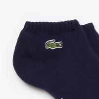 Lacoste Men's Sport Low Cut Socks – Navy/White