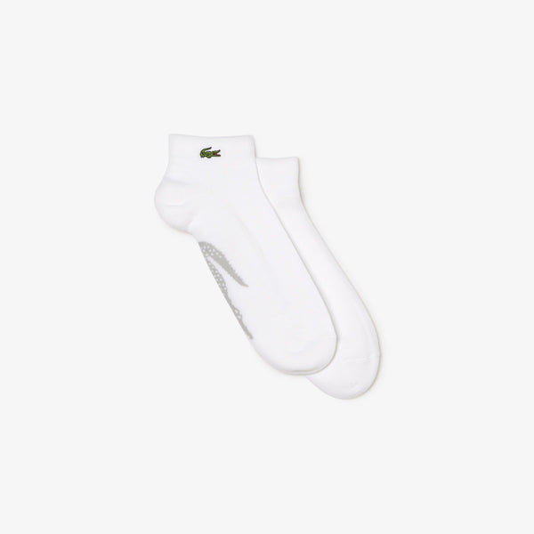 LACOSTE (Men's white/gray SPORT Low Cut Socks)