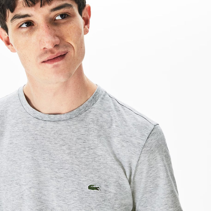 Lacoste (Men's Crew Neck Pima Cotton Jersey grey T-Shirt)