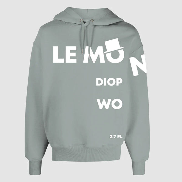 Le Monsieur (Aqua Gray Diop Wood Hoodie)